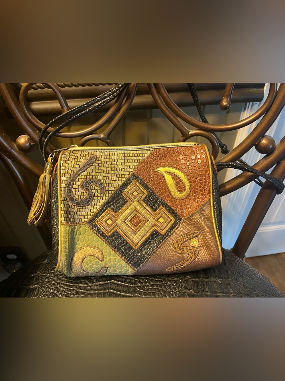 Vintage 80’s NAS Crossbody Shoulder Bag - Picture 6 of 9